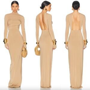 Helsa Tan Maxi Dress
